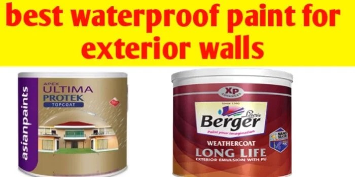 Best waterproof paint for exterior walls and waterproofing - Civil Sir