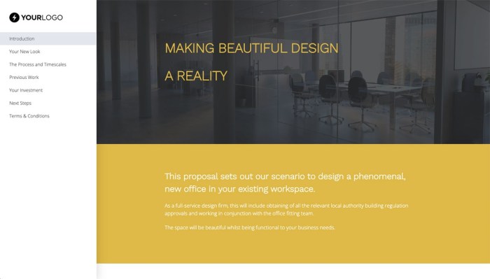 This [Free] Interior Design Quote Template M of Business