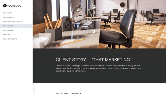 This [Free] Interior Design Quote Template M of Business