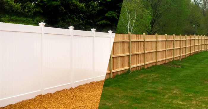Vinyl vs. Woof Fence Comparison | Forest Scott Fencing Vinyl vs. Woof Fence Comparison | Forest Scott Fencing