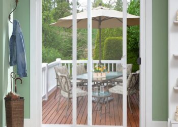 Ellison 311-6068 72 X 80-Inch White Vinyl Low-E Glass With Screen ...