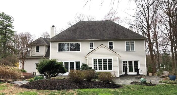 James Hardie Cobblestone install | West Chester | Porter Family Exteriors